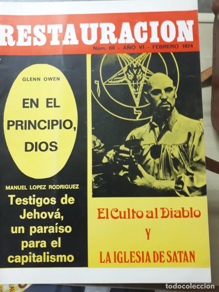 Coleccionismo de revistas y peri&oacute;dicos: Revista Restauraci&oacute;n n&ordm;60 Febrero 1974
