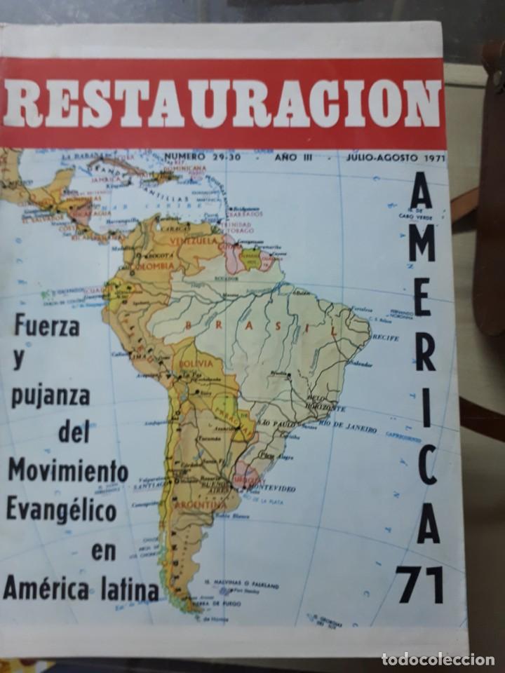 Coleccionismo de revistas y peri&oacute;dicos: Revista Restauraci&oacute;n n&ordm;29-30 Julio-Agosto1971