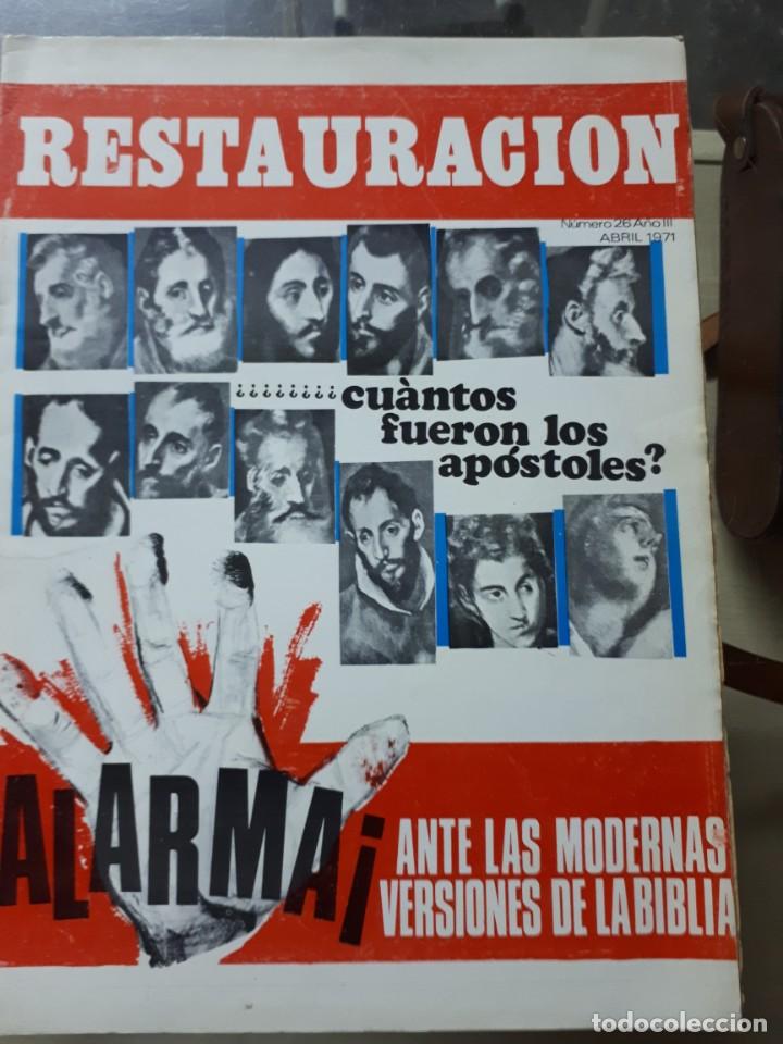 Coleccionismo de revistas y peri&oacute;dicos: Revista Restauraci&oacute;n n&ordm;26 abril 1971