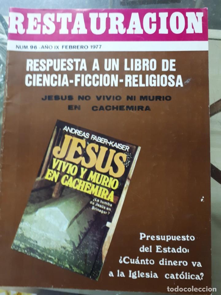 Collezionismo di Riviste e Giornali: Revista Restauracion n&ordm;96 Febrero 1977