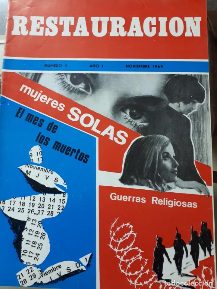 Collezionismo di Riviste e Giornali: Revista Restauracion n&ordm;9 Noviembre 1969