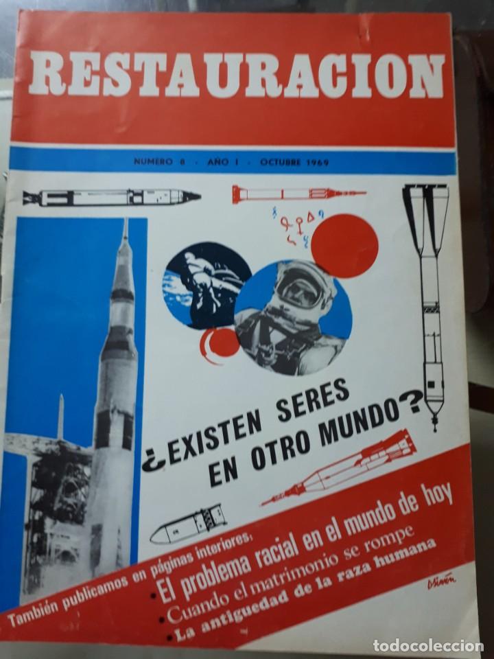 Collezionismo di Riviste e Giornali: Revista Restauracion n&ordm;8 Octubre 1969