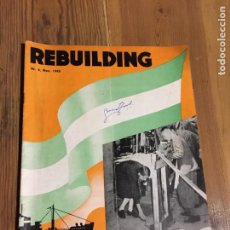Coleccionismo de Revistas y Periódicos: ANTIGUA REVISTA REBUILDING ROTTERDAM AÑOS 1948 NUMERO 6
