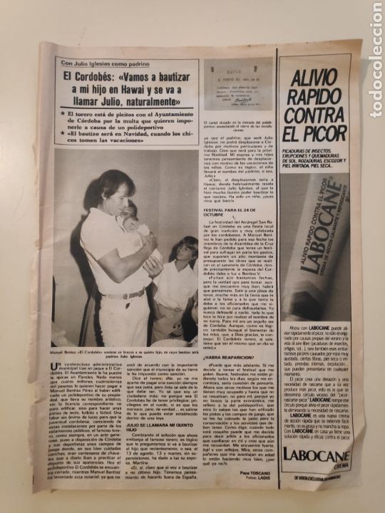 Collection Magazines and Newspapers: NTC RECORTE SEMANA EL CORDOBES 1 HOJA 1 PAGINA 2 FOTOS BYN