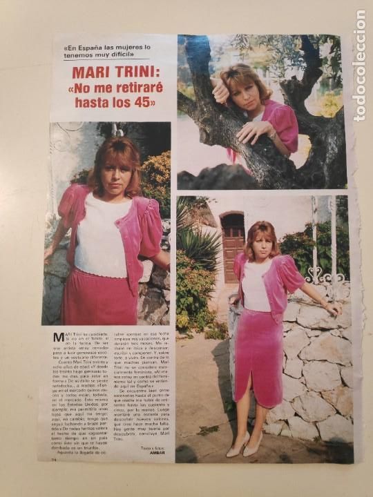 Collection Magazines and Newspapers: NTC RECORTE SEMANA MARI TRINI 1 HOJA 1 PAGINA 3 FOTOS COLOR