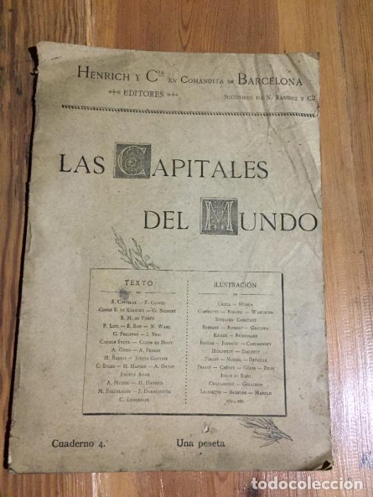Coleccionismo de revistas y peri&oacute;dicos: Antigua revista Las capitales del Mundo Henrich y Co en comandita BCN a&ntilde;os 20-30