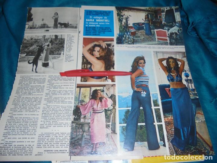 Coleccionismo de revistas y peri&oacute;dicos: RECORTE : SARA MONTIEL ADELGAZA 15 KILOS. SEMANA, MAYO 1976 (#)