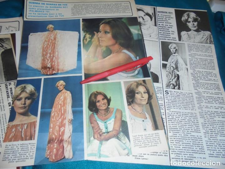 Coleccionismo de revistas y peri&oacute;dicos: RECORTE : GUERRA DE GUAPAS : BARBARA REY E ISABEL BAUZA. SEMANA, JULIO 1976 (#)
