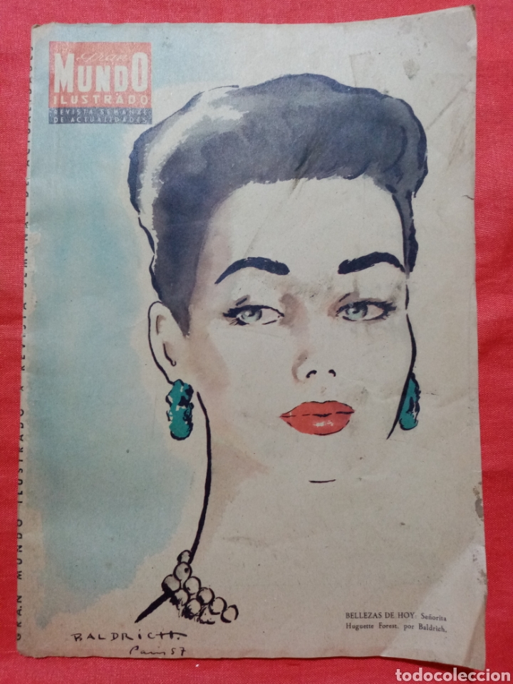 Coleccionismo de Revistas y Peri&oacute;dicos: Revista Gran Mundo Ilustrado - 12 de abril de 1958
