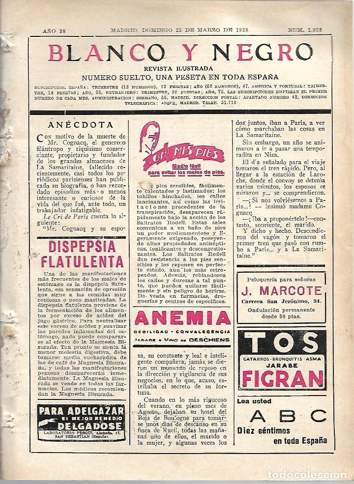 Colecionismo de Revistas e Jornais: BYN MARZO 1928.PORTADILLA .DECCA, SOIVRE, BANACAO. ASPAIME. KODAK, PHOSCAO, AUBURN , PERBOROL