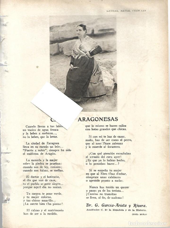 Collection Magazines and Newspapers: BYN MARZO 1928. CANTAS ARAGONESAS DR.G. GARCIA-ARISTA Y RIVERA. FOTO MORAESCULTOR ANGEL GARCIA
