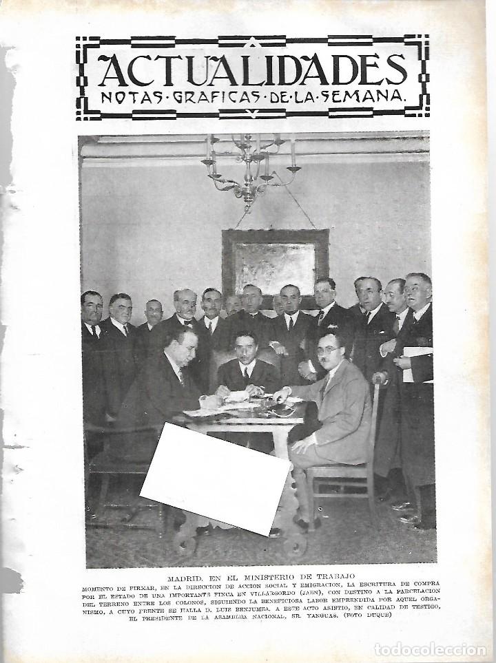 Sammeln von Zeitschriften und Zeitungen: BYN MARZO 1928.VILLAGORDO JAEN LUIS BENJUMEA HOSPITAL CLINICO BARCELONA. GASPAR FERNANDEZ DE LEON