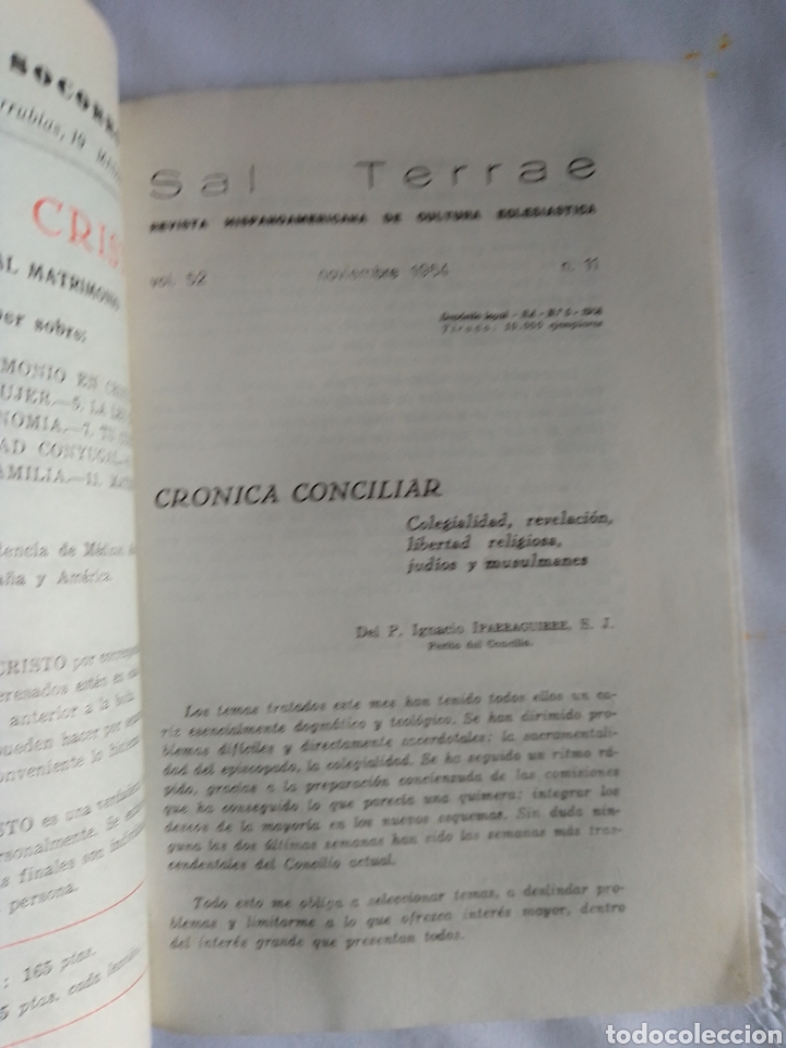 Coleccionismo de revistas y peri&oacute;dicos: Sal terrae - Foto 3