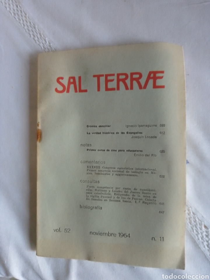 Collectionnisme de Revues et Journaux: Sal terrae