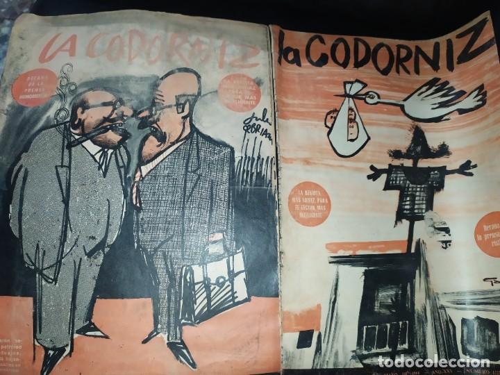 Coleccionismo de Revistas y Peri&oacute;dicos: LOTE DOS REVISTAS LA CODORNIZ A&Ntilde;OS 1965 N&deg; 1227 / 1237