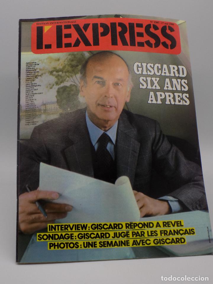 Collezionismo di Riviste e Giornali: REVISTA FRANCESA L`ESPRESS N.1505-1980