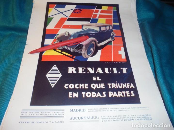 Collection Magazines and Newspapers: RECORTE : PUBLICIDAD, RENAULT. COSMOPOLIS, SPTMBRE 1929
