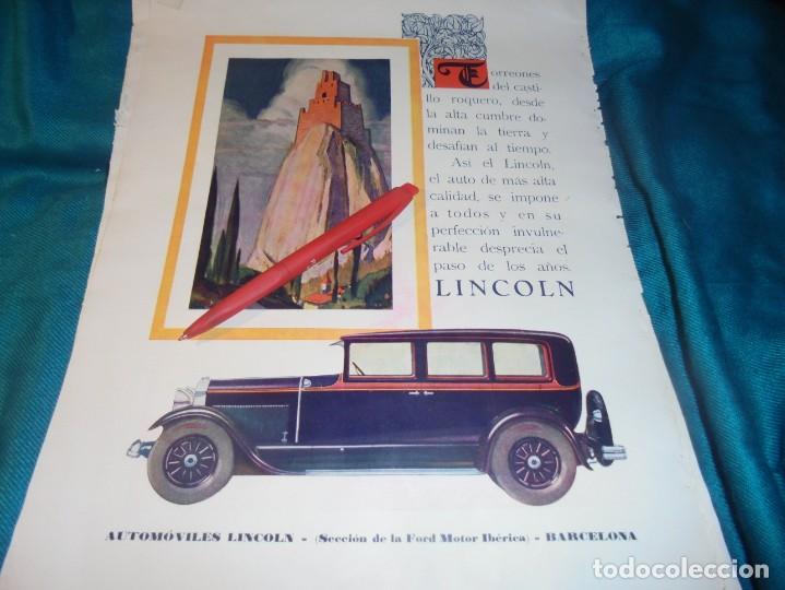 Collection Magazines and Newspapers: RECORTE : PUBLICIDAD, AUTOMOVILES LINCOLN. COSMOPOLIS, SPTMBRE 1929