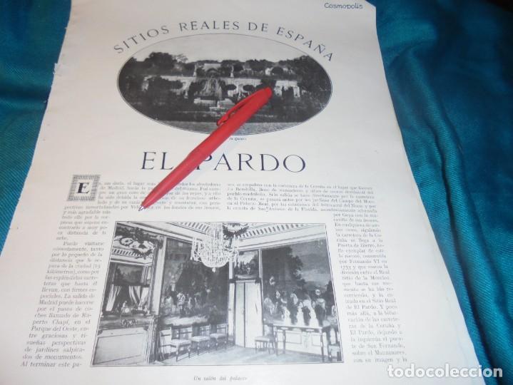 Collection Magazines and Newspapers: RECORTE : SITIOS REALES DE ESPA&Ntilde;A : EL PARDO. COSMOPOLIS, SPTMBRE 1929
