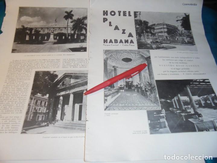 Collection Magazines and Newspapers: RECORTE : HOTEL PLAZA HABANA. COSMOPOLIS, SPTMBRE 1929