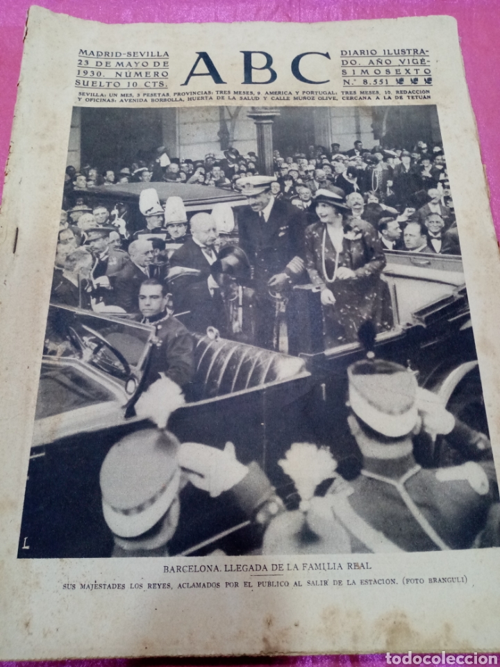 Coleccionismo de Revistas y Peri&oacute;dicos: ABC d&iacute;a 23 de mayo de 1930