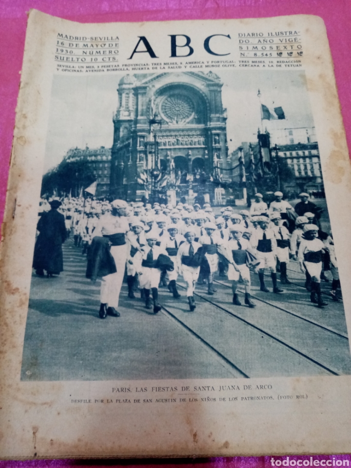 Coleccionismo de Revistas y Peri&oacute;dicos: ABC del 16 de mayo de 1930