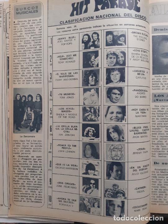 Coleccionismo de Revistas y Peri&oacute;dicos: LA ZARZAMORA TONY RONALD POP TOPS JOHN LENNON ROLLING STONES TOM JONES IVA ZANICHI ANDRES DO BARRO