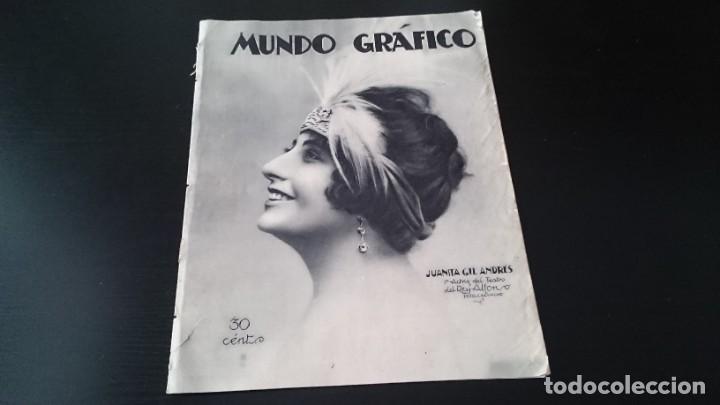 Coleccionismo de Revistas y Peri&oacute;dicos: REVISTA POPULAR ILUSTRADA MUNDO GR&Aacute;FICO - ABDICACI&Oacute;N REY DE GRECIA 1922