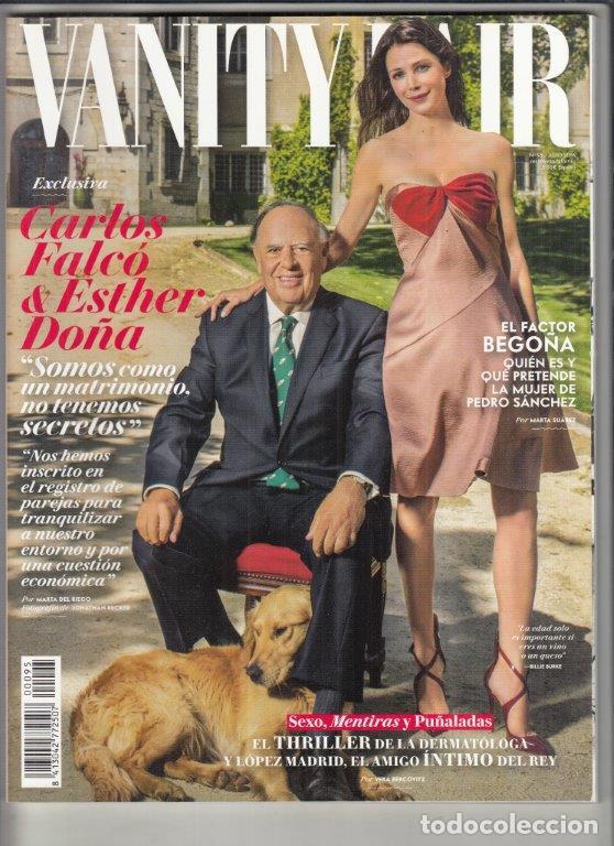 Coleccionismo de Revistas y Peri&oacute;dicos: REVISTA VANITY FAIR N&ordm; 95 A&Ntilde;O 2016. CARLOS FALCO & ESTHER DO&Ntilde;A.