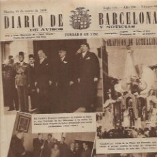 Coleccionismo de Revistas y Periódicos: 1950 DIARIO BCNA ESPLUGAS RX HOSPITAL DEL MAR VALENCIA FALLA TARR AFEITADO CAPELLADES MASQUEFA CALAF