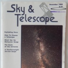 Coleccionismo de Revistas y Periódicos: REVISTA DE ASTRONOMÍA / SKY & TELESCOPE - DECEMBER 1983 VOL. 66 N 6. Lote 233059100