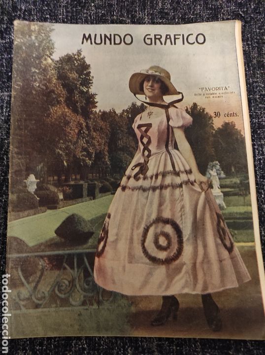 Coleccionismo de Revistas y Peri&oacute;dicos: MUNDO GRAFICO N&ordm; 451 junio 1920 / PERIODICO CON NOTICIAS Y REPORTAJES DE LA EPOCA