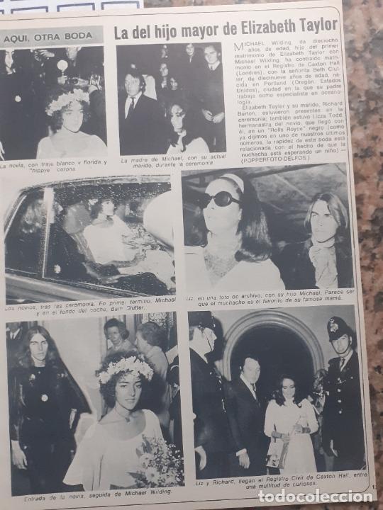 Coleccionismo de Revistas y Peri&oacute;dicos: ELIZABETH TAYLOR BODA DE SU HIJA MAYOR
