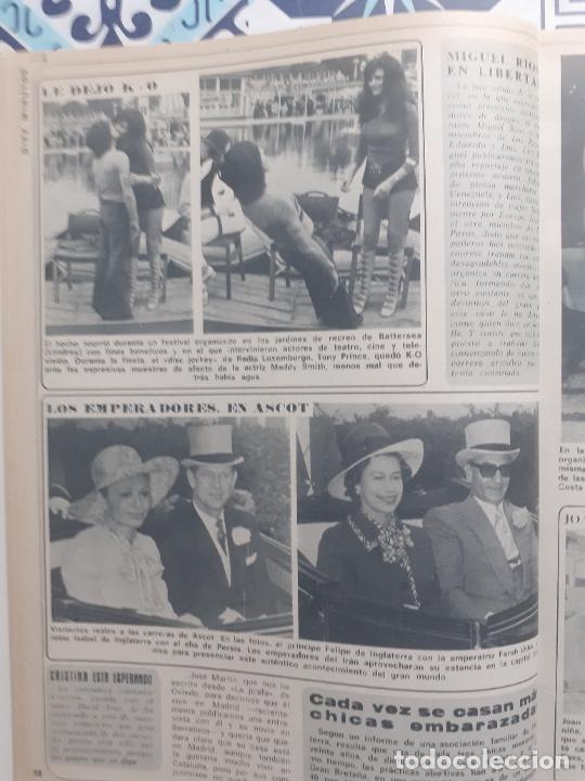 Coleccionismo de Revistas y Peri&oacute;dicos: farah diba EN ASCOTT ISABEL II ELIZABETH MIGUEL RIOS EN LIBERTAD