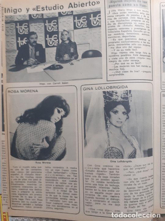 Coleccionismo de Revistas y Peri&oacute;dicos: ROSA MORENA GINA LOLLOBRIGIDA CARROLL BAKER