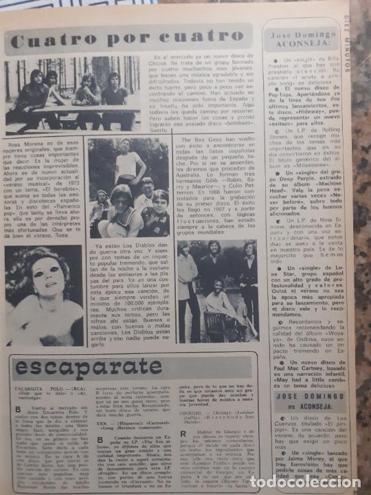 Coleccionismo de revistas y peri&oacute;dicos: ROSA MORENA BEE GEES LOS DIABLOS CHICOS