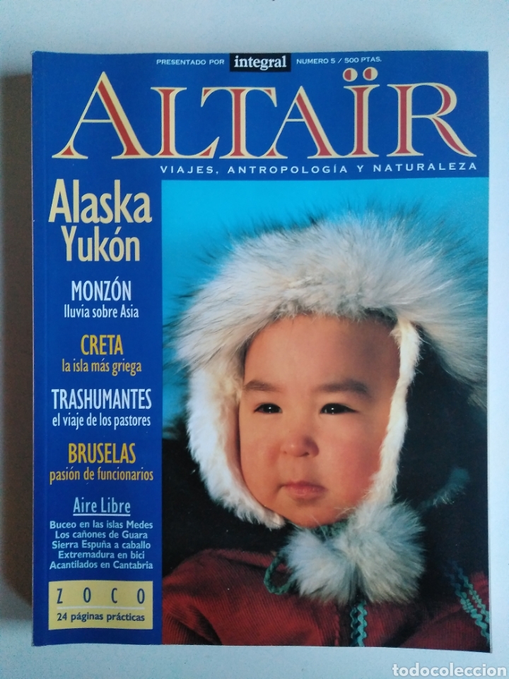 Coleccionismo de revistas y peri&oacute;dicos: ALTA&Iuml;R N&deg; 5 (Verano 1992). VIAJES, NATURALEZA Y ANTROPOLOG&Iacute;A. ALASKA, YUKON, CRETA, MONZ&Oacute;N,...