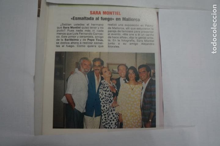 Coleccionismo de Revistas y Peri&oacute;dicos: RECORTE CLIPPING DE SARA MONTIEL REVISTA LA REVISTA N&ordm; 102 PAG. 23 L2