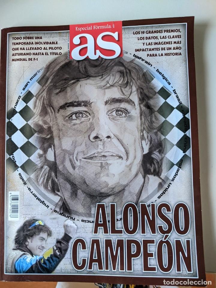 Coleccionismo de Revistas y Peri&oacute;dicos: AS FORMULA 1 FERNANDO ALONSO CAMPEON DEL MUNDO CON RENAULT 2005 - LOS 19 GRANDES PREMIOS - LOS DATOS