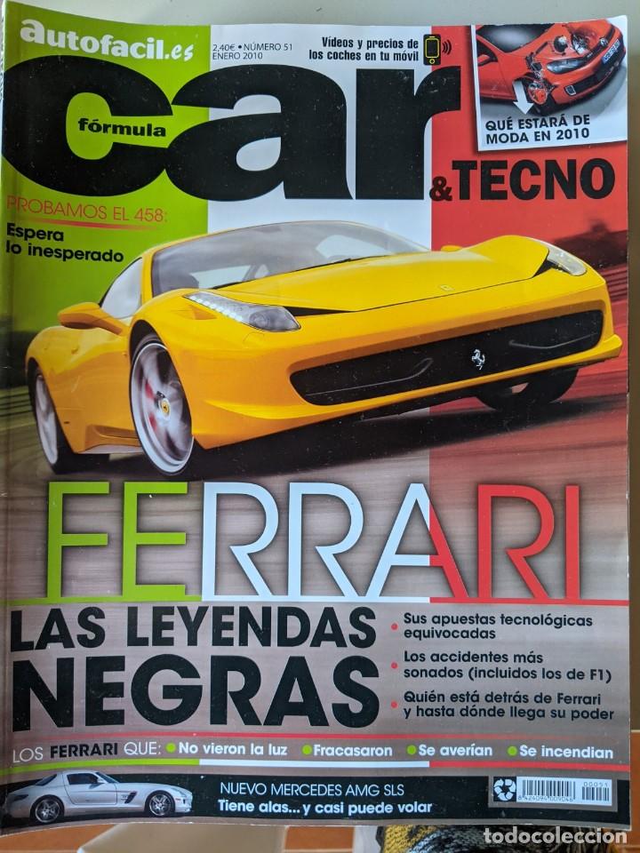 Coleccionismo de revistas y peri&oacute;dicos: N&ordm; 51 ENERO 2010 - REVISTA FORMULA CAR - FERRARI LAS LEYENDAS NEGRAS