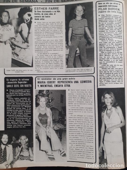 Coleccionismo de Revistas y Peri&oacute;dicos: PILAR BARDEM ESTHER FARRE MARIA ISBERT CAMILO SESTO