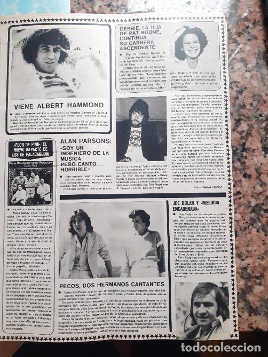 Colecionismo de Revistas e Jornais: ALBERT HAMMOND PAT BOONE ALAN PARSONS PECOS JOE DOLAN LOS DE PALACAGUINA