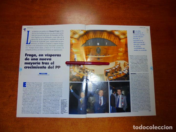 Coleccionismo de Revistas y Peri&oacute;dicos: CLIPPING 1993: MANUEL FRAGA. C&Eacute;SAR LENDOIRO. S&Aacute;NCHEZ PRESEDO. J.M. BEIRAS. FIDEL CASTRO.