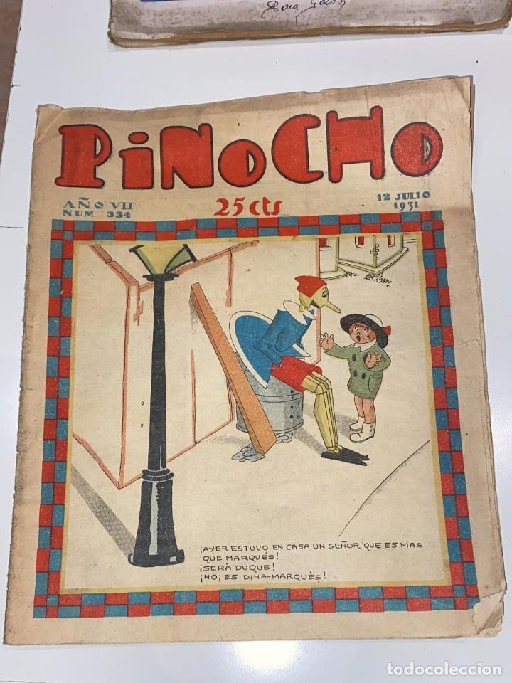 Coleccionismo de Revistas y Peri&oacute;dicos: PINOCHO ESPECIE DE REVISTA 25 CTS. MARZO 1935 A&Ntilde;O VII NUMERO 334