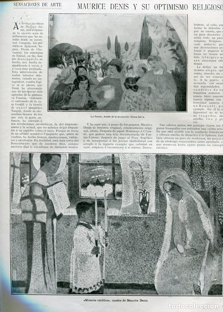 Sammeln von Zeitschriften und Zeitungen: REVISTA A&Ntilde;O 1927 MAURICE DENIS CASTRO CIRES SERVICIO TELEFONICO TELEFONICA TELEFONO EN SAN SEBASTIAN