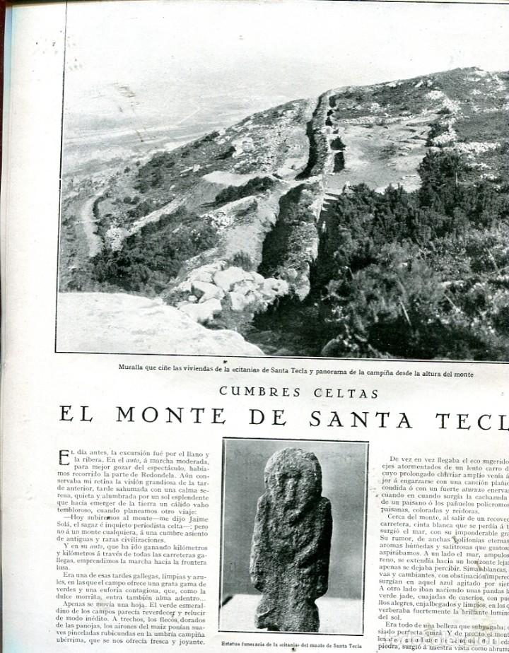 Coleccionismo de Revistas y Peri&oacute;dicos: REVISTA 1927 MONTE SANTA TECLA FERRER ISLA SANTA CRUZ DE LA PLAMA LA CALDERA TUGURUMAY LOS LLANOS