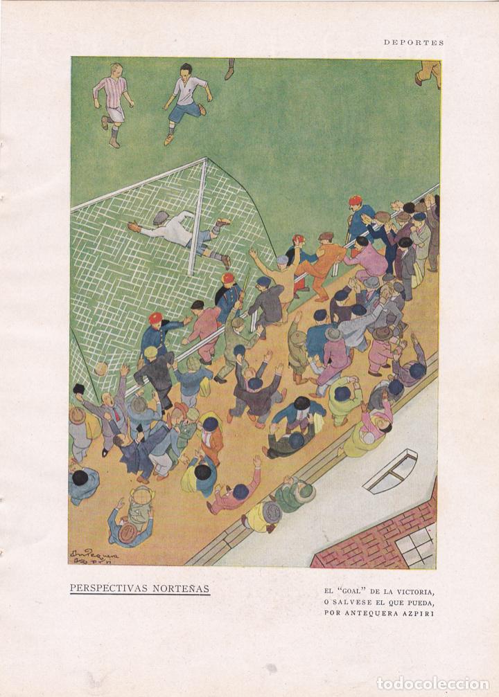 Coleccionismo de Revistas y Peri&oacute;dicos: * F&Uacute;TBOL * El goal de la victoria o S&aacute;lvese el que pueda/ Antequera Azpiri - 1931