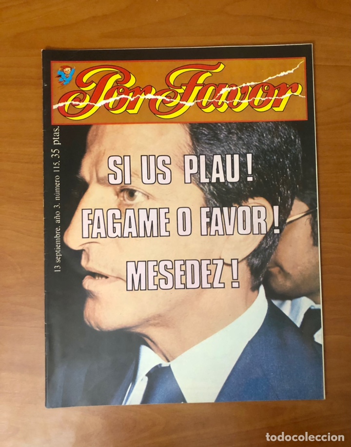 Collection Magazines and Newspapers: POR FAVOR, 13 DE SEPTIEMBRE DE 1976, A&Ntilde;O 3, NUMERO 115, (GARBO EDICIONES)