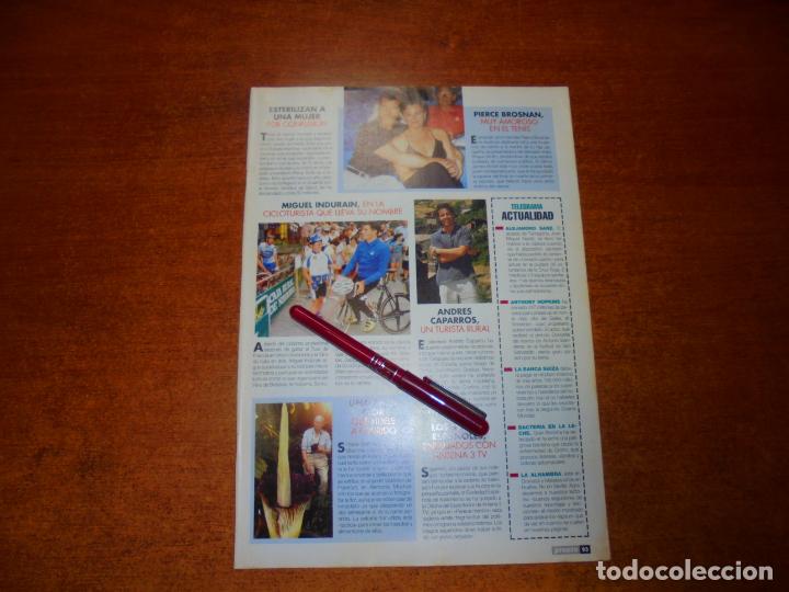 Coleccionismo de revistas y peri&oacute;dicos: CLIPPING 1998: PIERCE BROSNAN- INDURIN- PAQUITA RICO- ENCARNA POLO- CARMEN JANEIRO- INES SASTRE