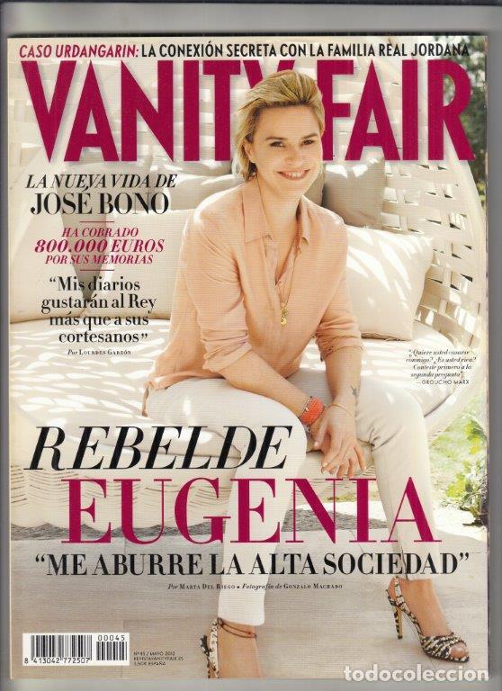 Coleccionismo de Revistas y Peri&oacute;dicos: REVISTA VANITY FAIR N&ordm; 45 A&Ntilde;O 2012. EUGEINA MATINEZ. JOS&Eacute; BONO. CASO URDANGARIN. MARLON BRANDO.